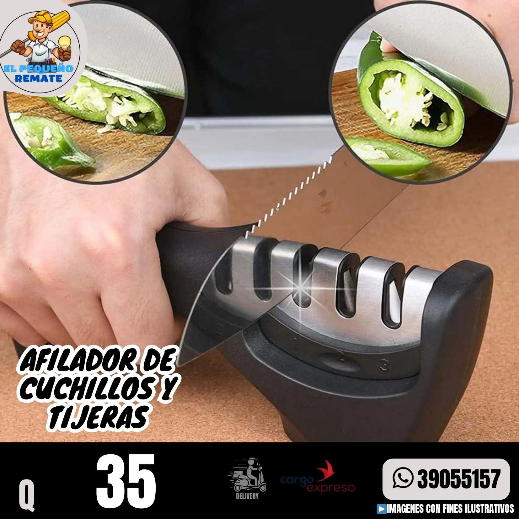 AFILADOR DE CUCHILLOS Y TIJERAS