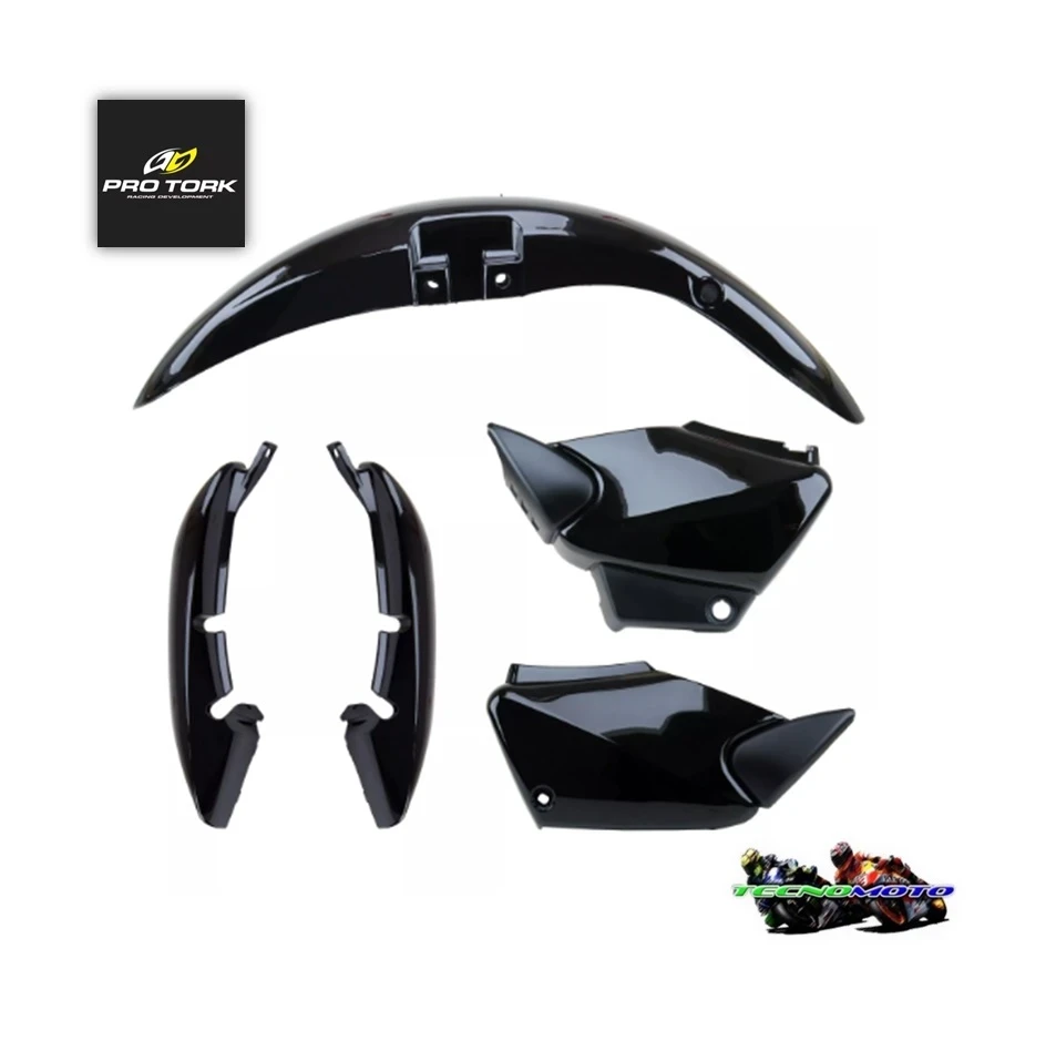 KIT PLASTICOS HONDA 125 FAN/TITAN 2000 5PCS NEGRO -48941