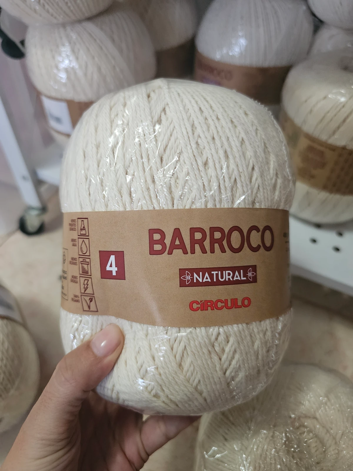 Barroco natural no 4 de 400 gramos