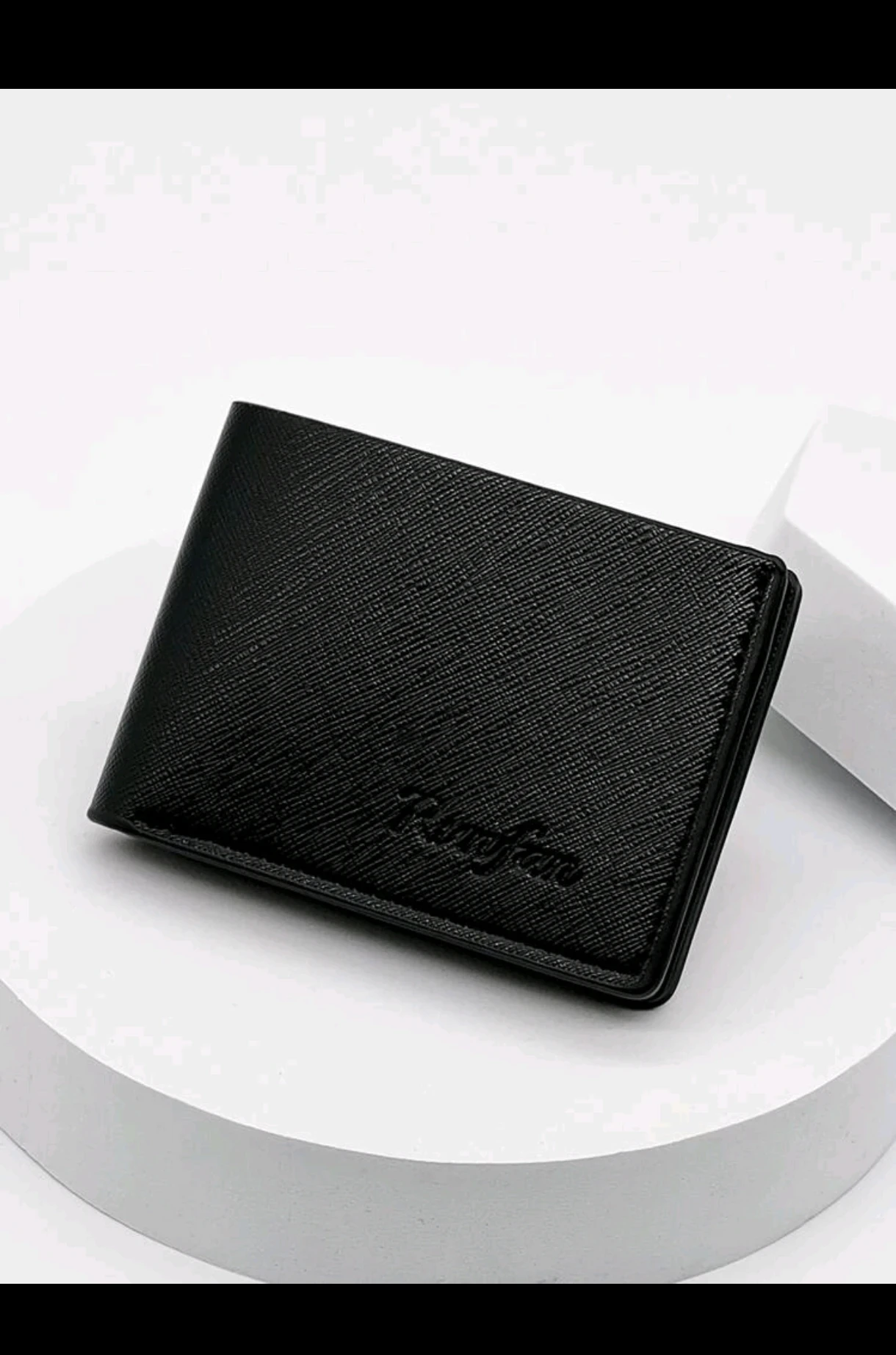 Billetera Mini Slim para Caballero - Poliuretano Premium Texturizado 2