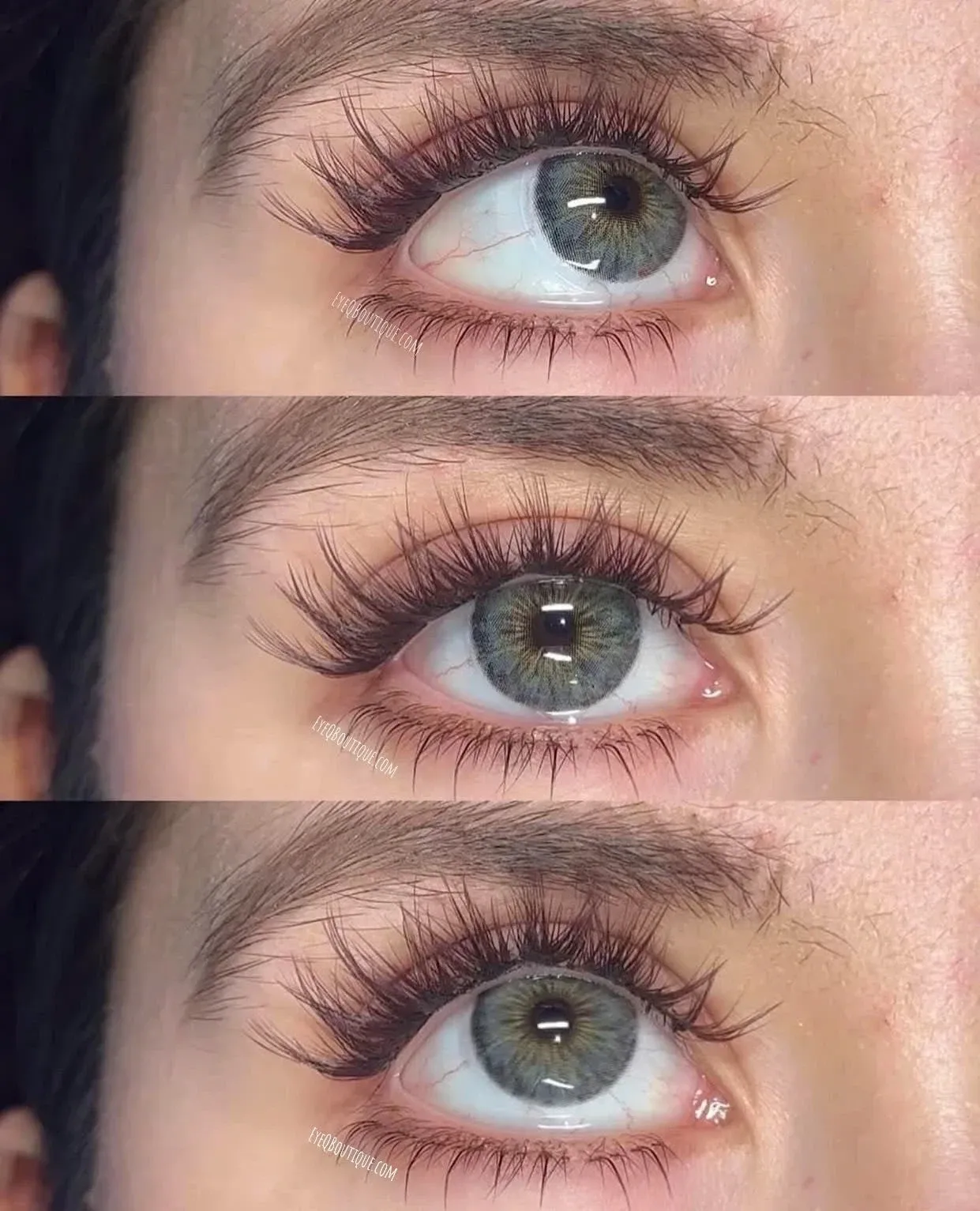 Lentes de contacto - Referencia: Cleopatra Gray - Pupila Reducida  6