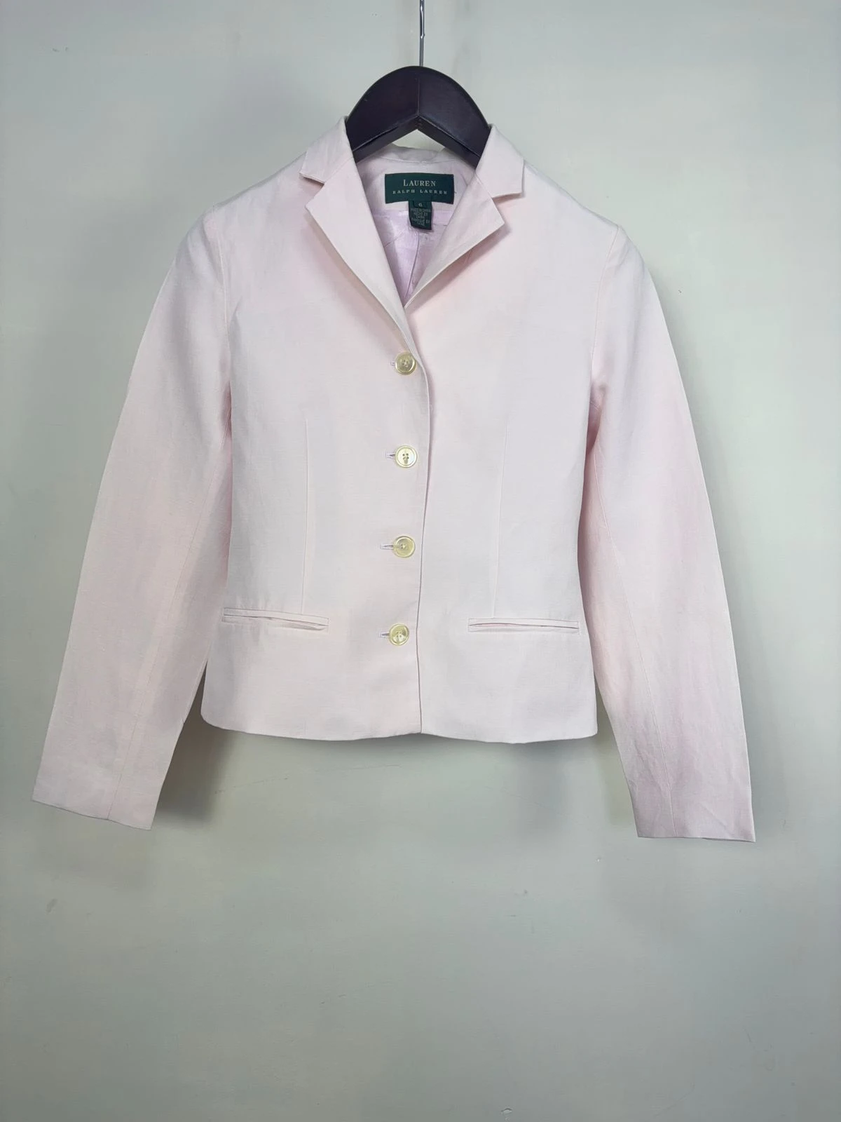 LAUREN RALPH LAUREN LINEN BLAZER