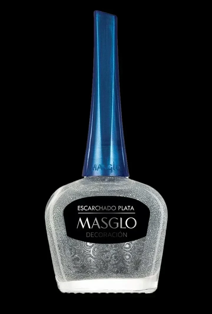 masglo escarchado plata esmalte