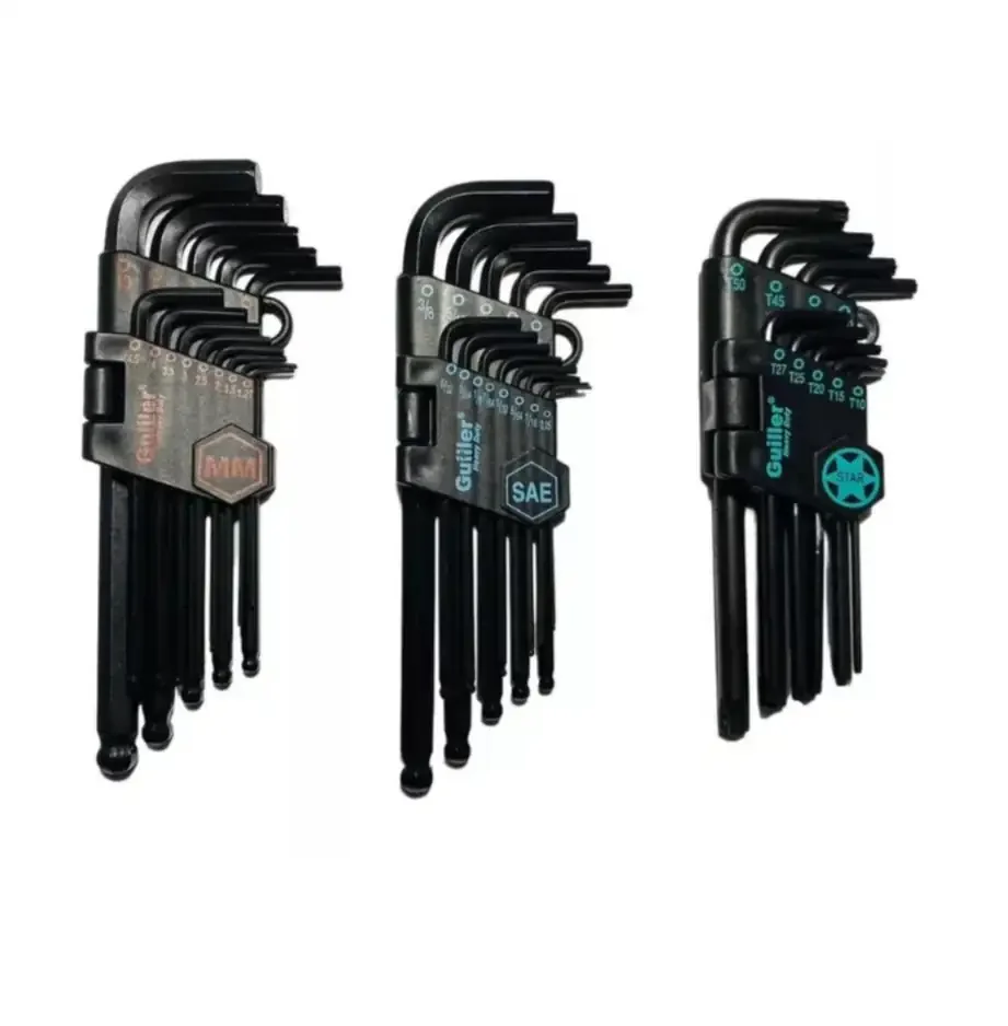 JUEGO DE LLAVES ALLEN MM , PULGADAS Y TORX