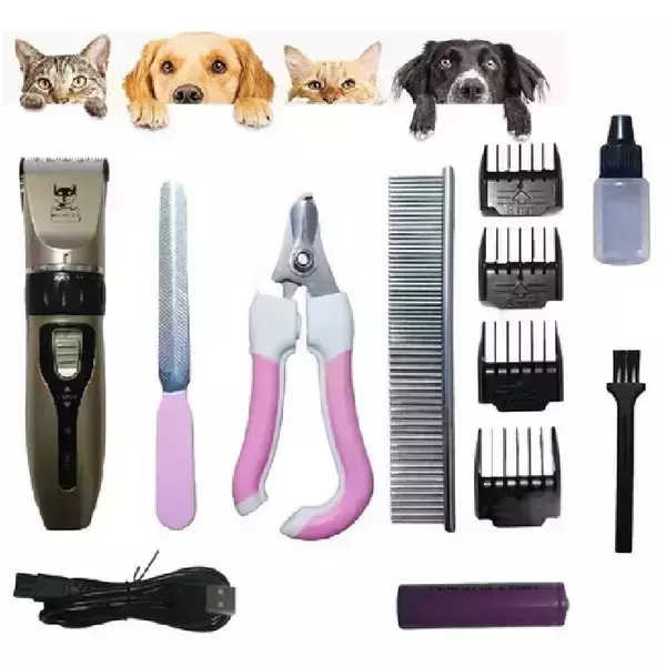 Maquina corta pelo kit para mascotas  2