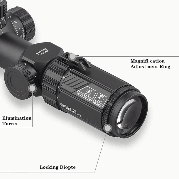 MIRA TELESCÓPICA HS 4-16*44 SFIR FFP 4