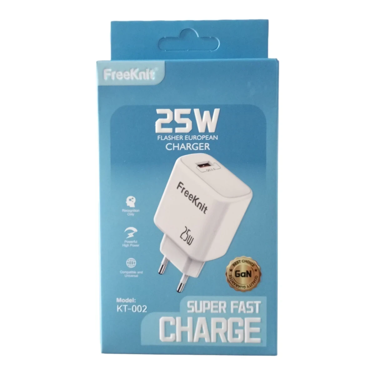 Cargador carga rápida 25w salida USB 