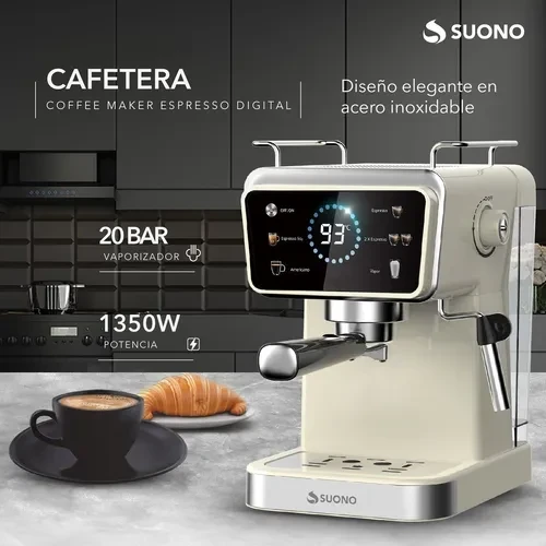 Cafetera Espresso Suono CREMA Hog0202 1.5l Digital 