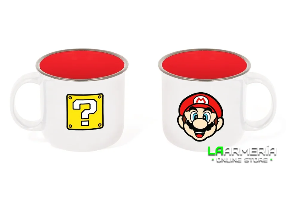 Taza nova de cerámica de 380 ml de Super Mario 2