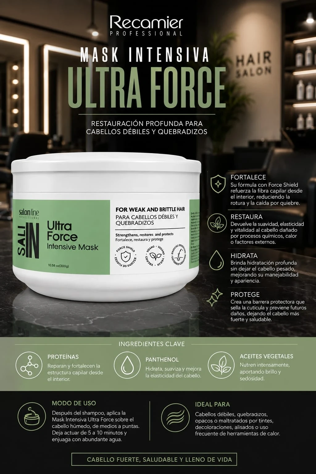 recamier mascarilla capilar ultra force 300g.jfif