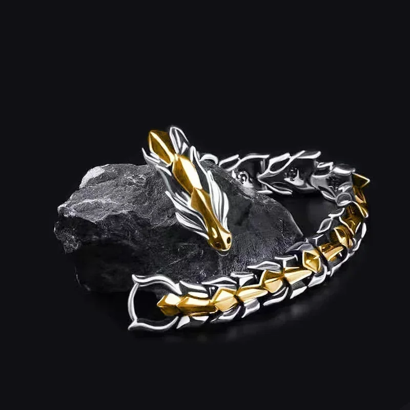 PULSERA VINTAGE RETRO DRAGON  2