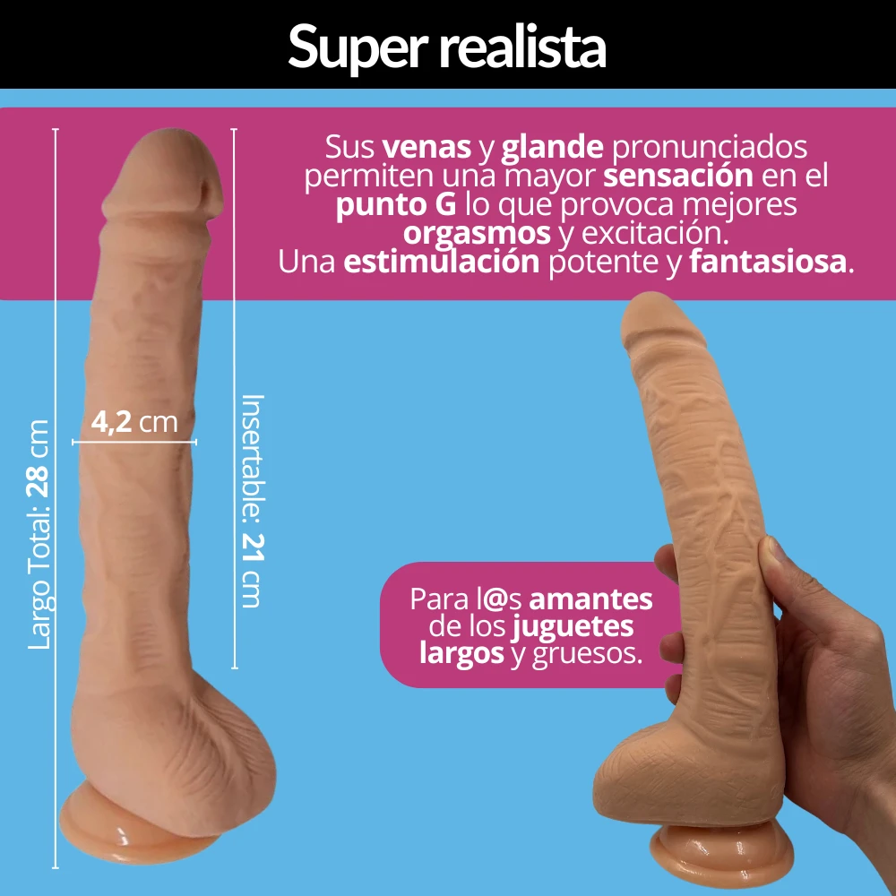 Dildo realista pene grande  3