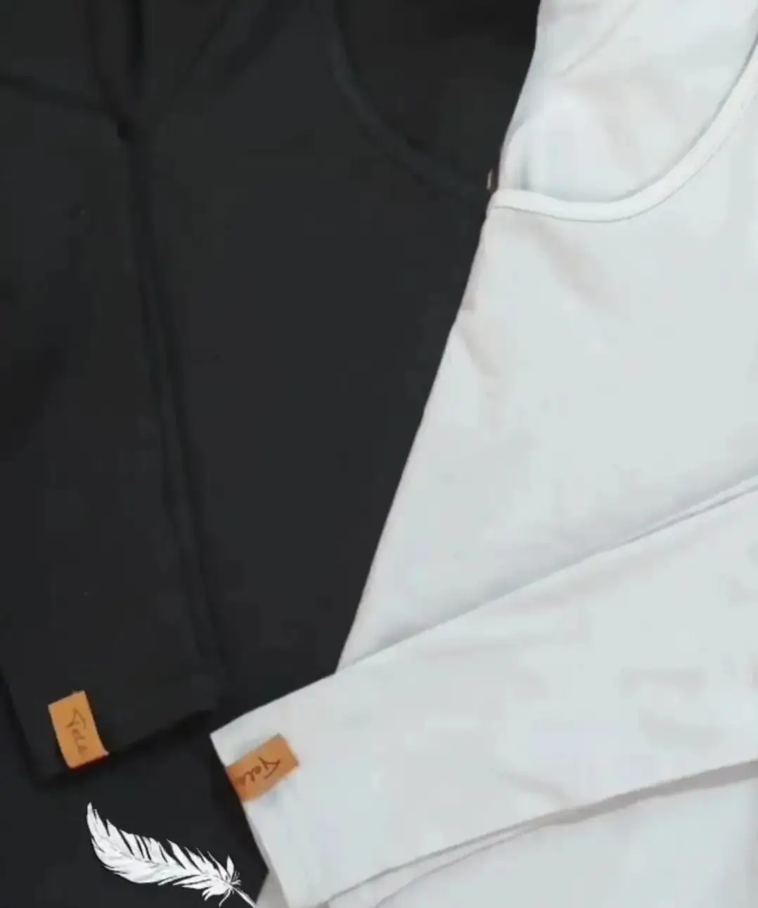 Camiseta manga larga abullonada 