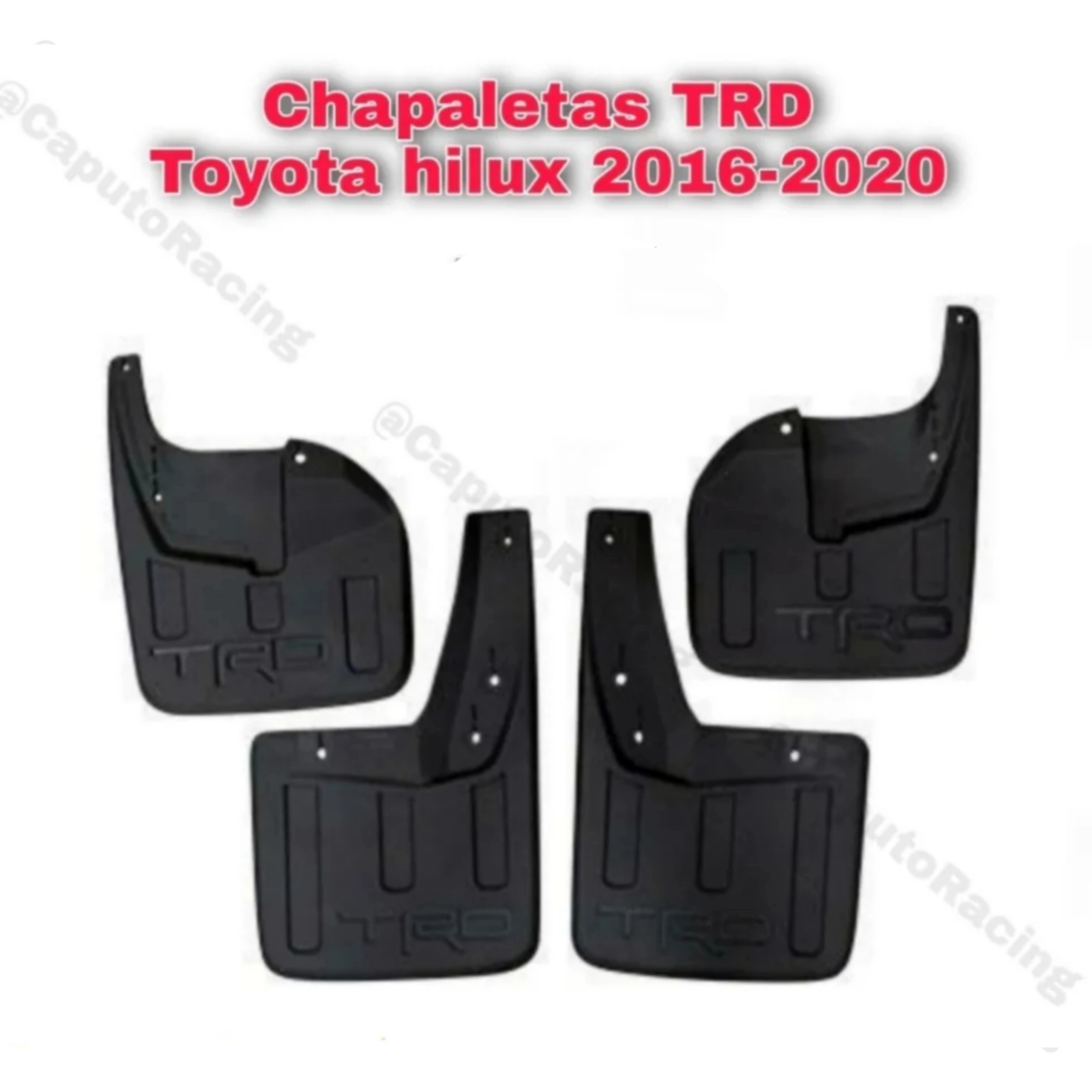 CHAPALETAS TRD TOYOTA HILUX 2016-2020