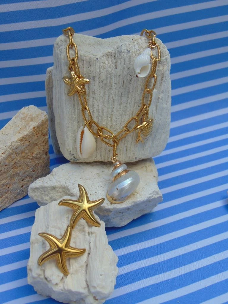 JUEGO ACERO DOR MAXI ESTRELLAS CONCHAS