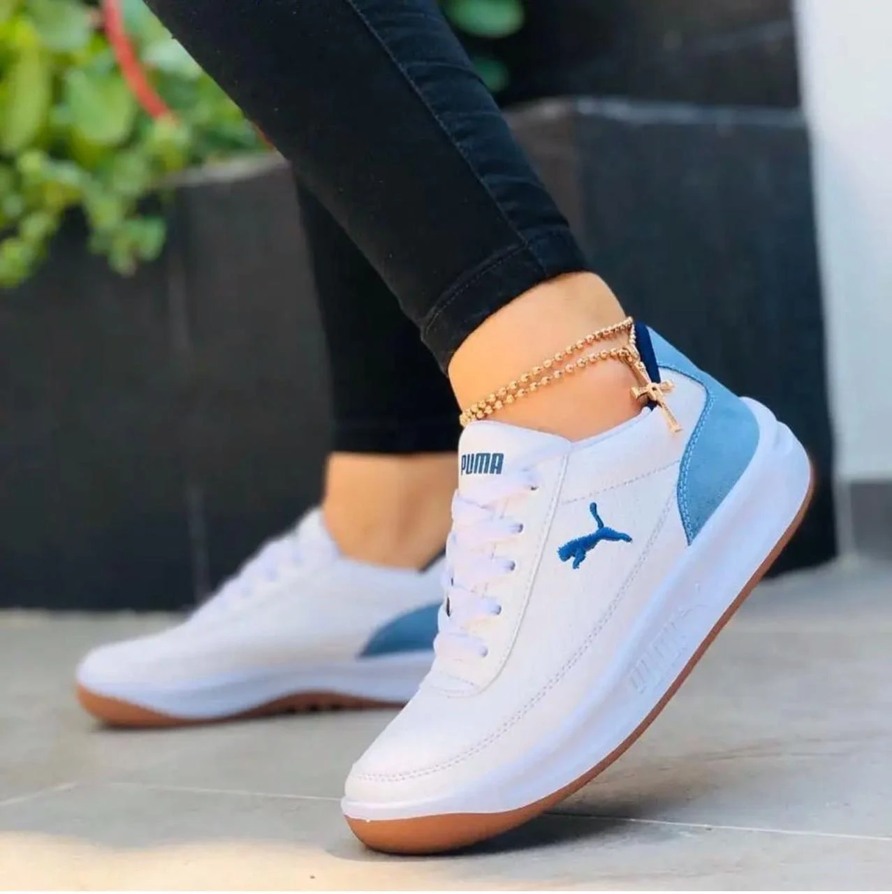 Calzado Puma de Dama Azul 
