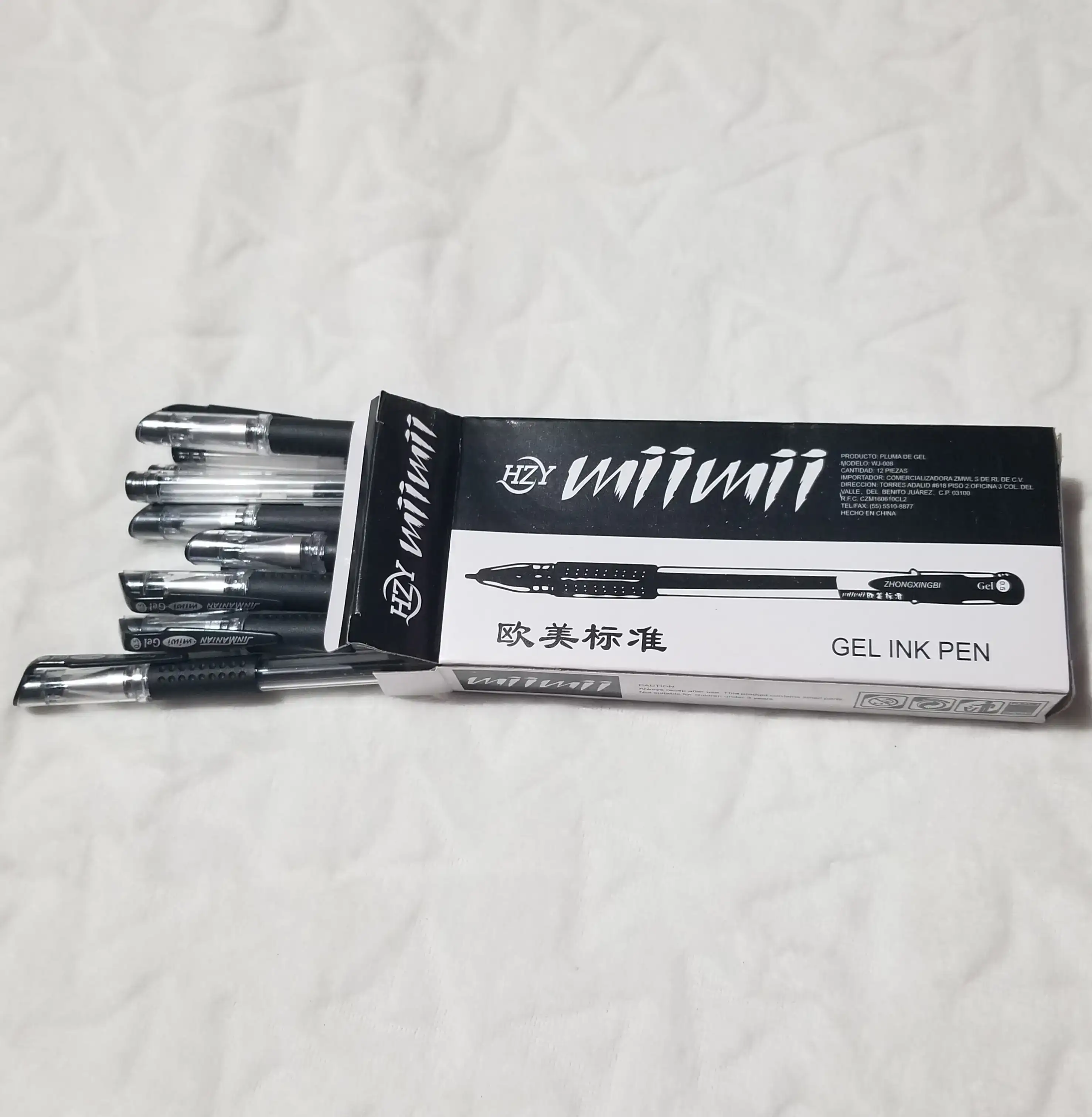 Bolígrafo gel negro