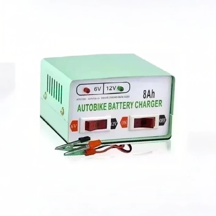 Cargador De Bateria Para Autos Y Motos 12v Y 6v