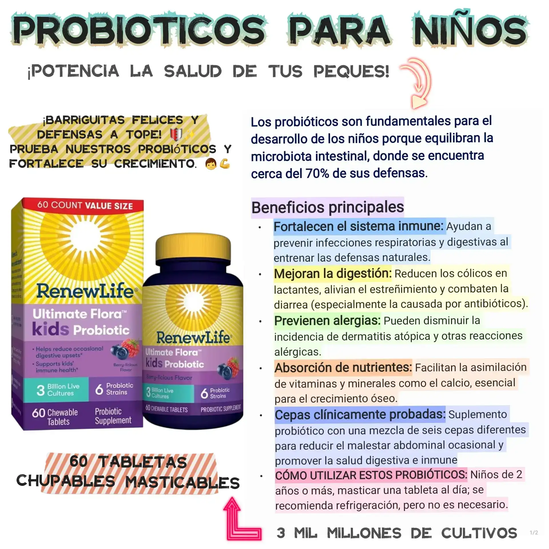 PROBIÓTICOS KIDS 3