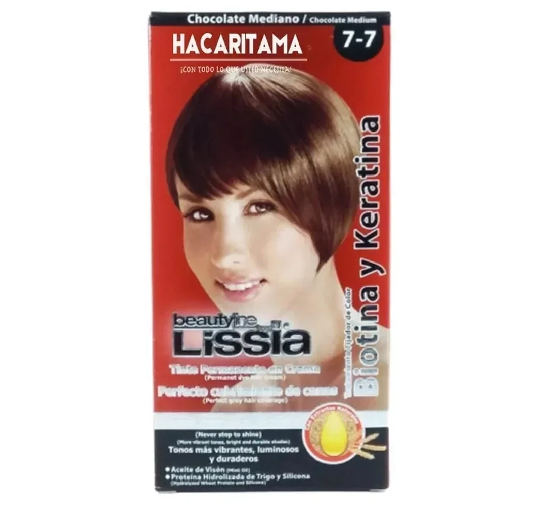 lissia tinte 7.7 chocolate mediano