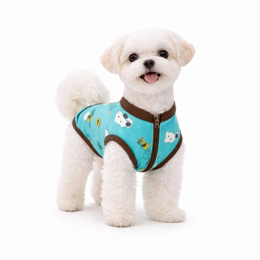 Faja post operatoria de algodón para macho Snoopy