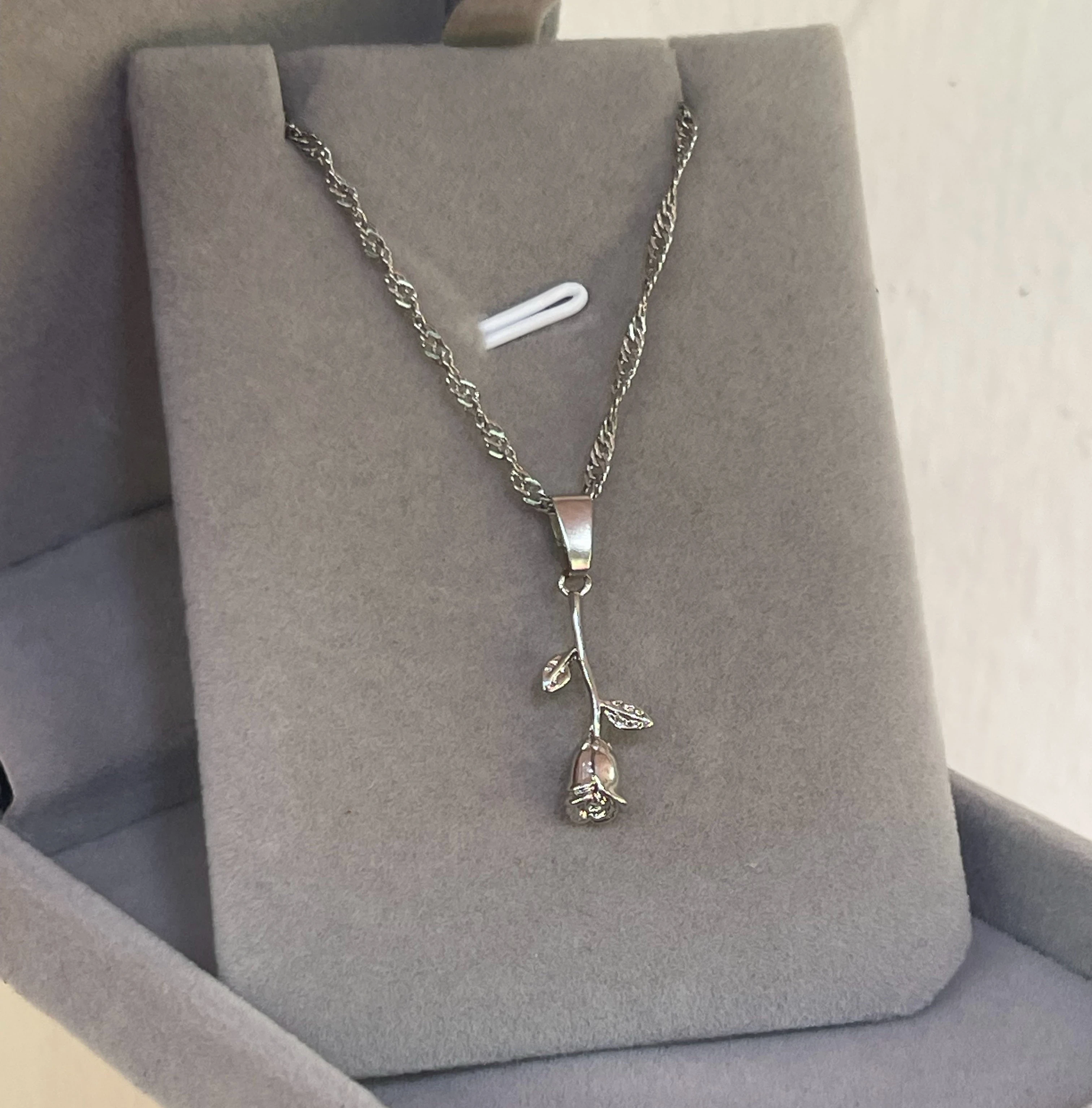 CADENA ROSA SILVER
