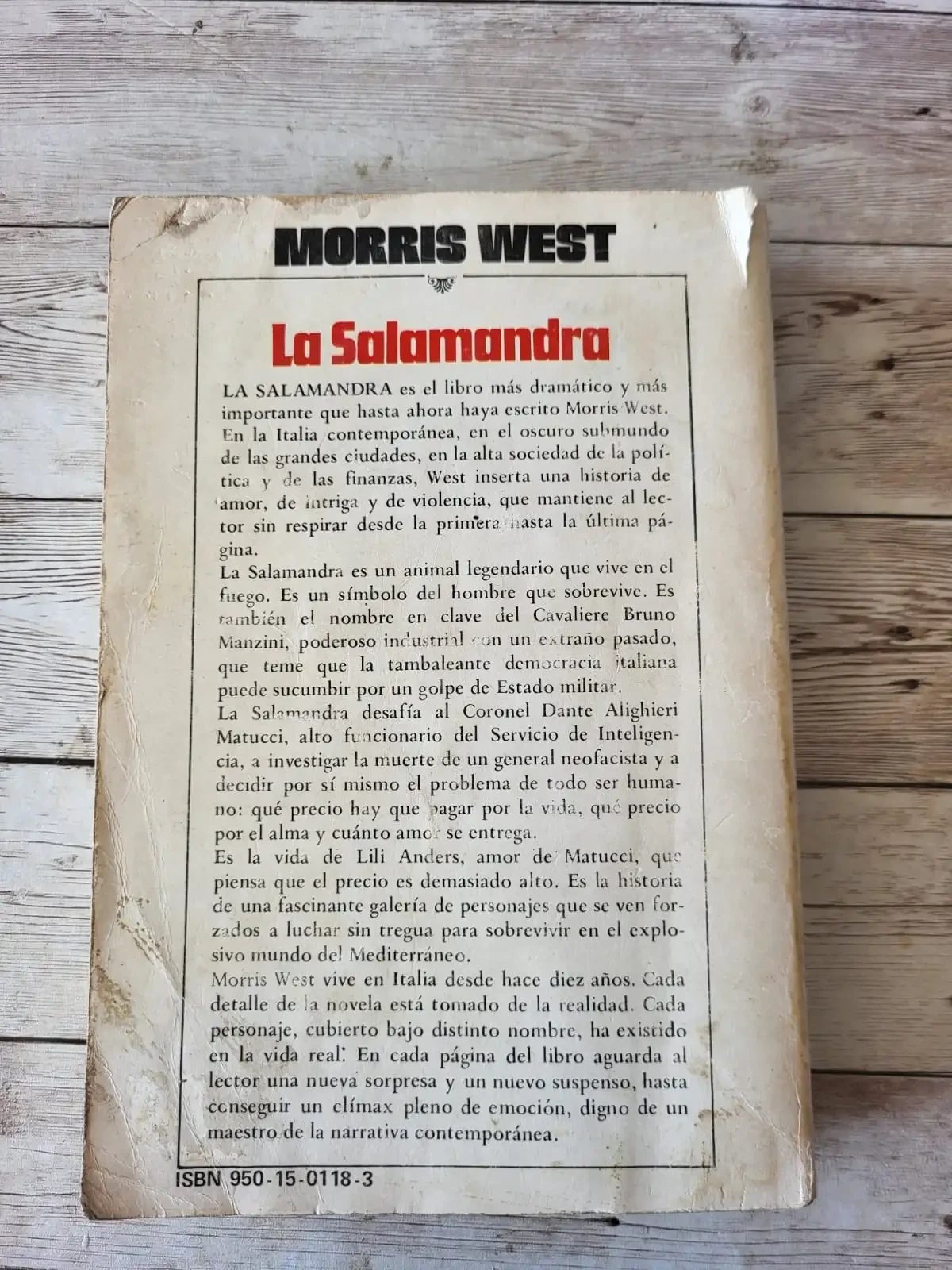 La Salamandra / Morris West / Thriller politico / Espionaje 2