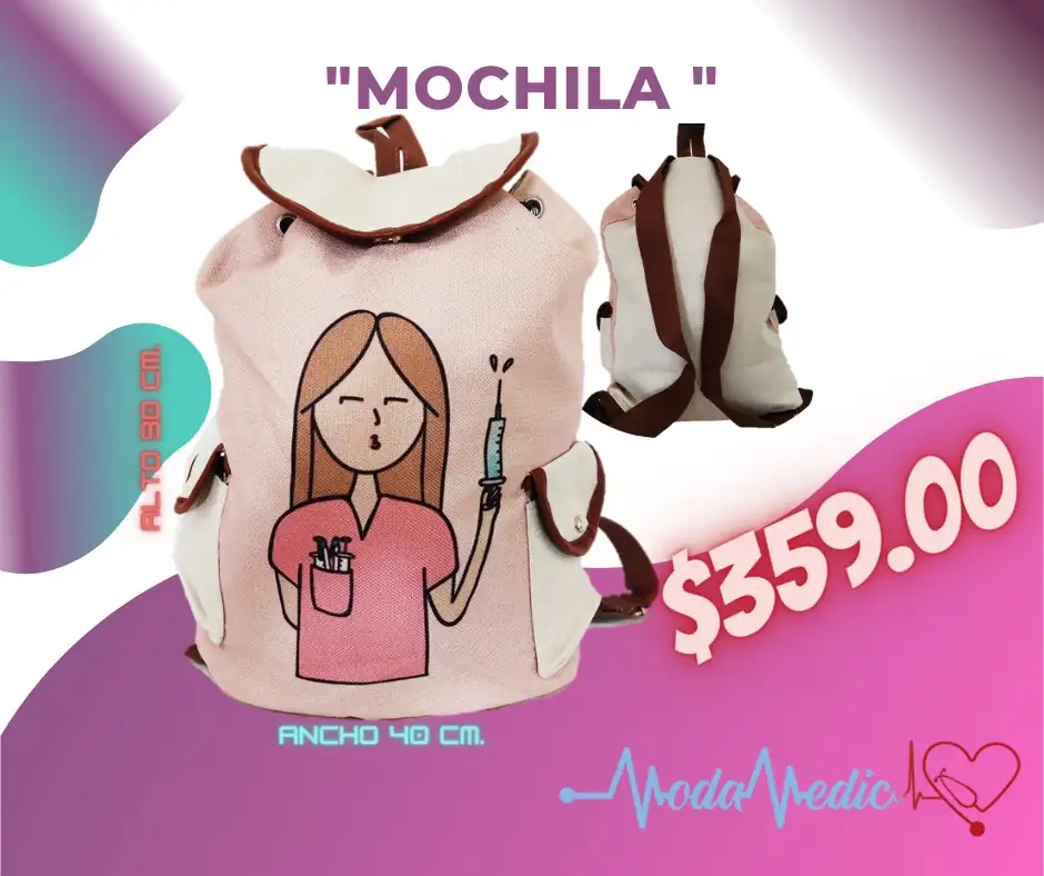 Mochilas diseño de enfermeras