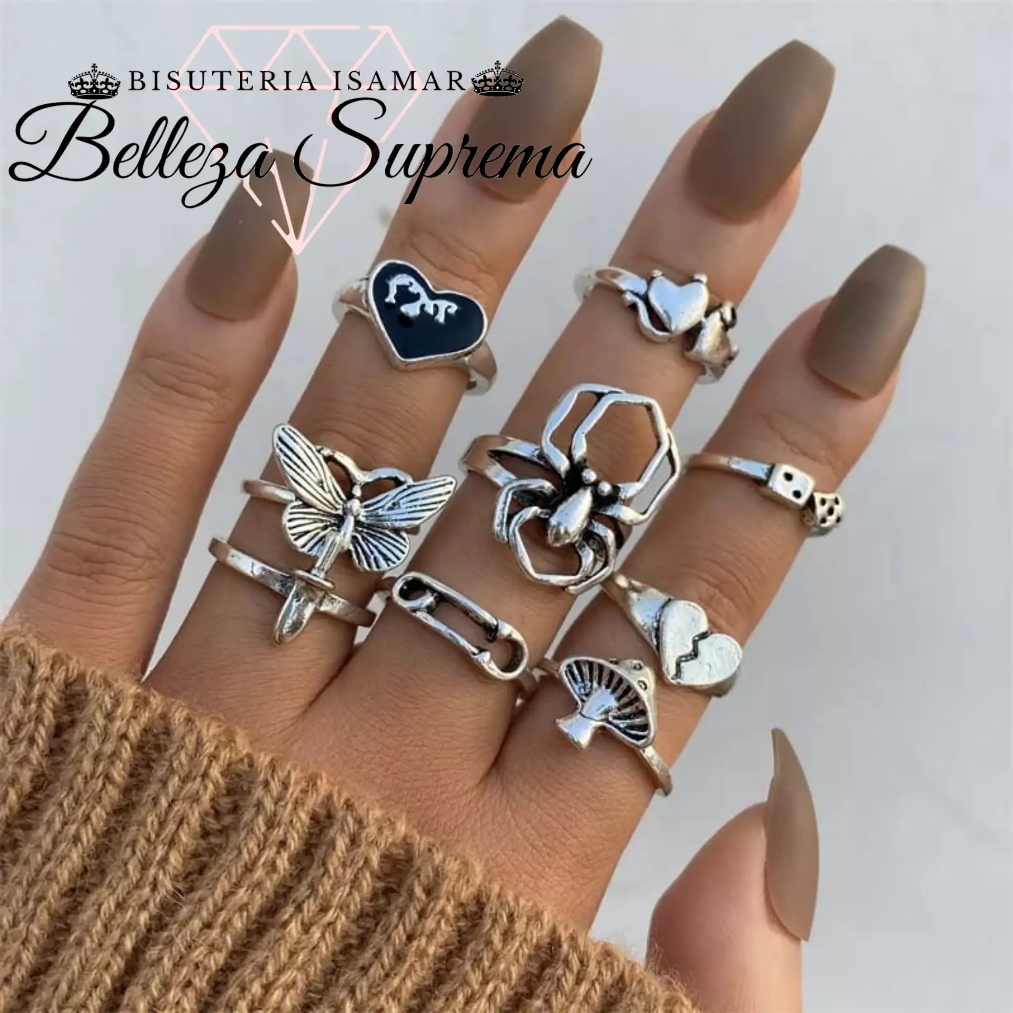 SET DE 9 ANILLOS 