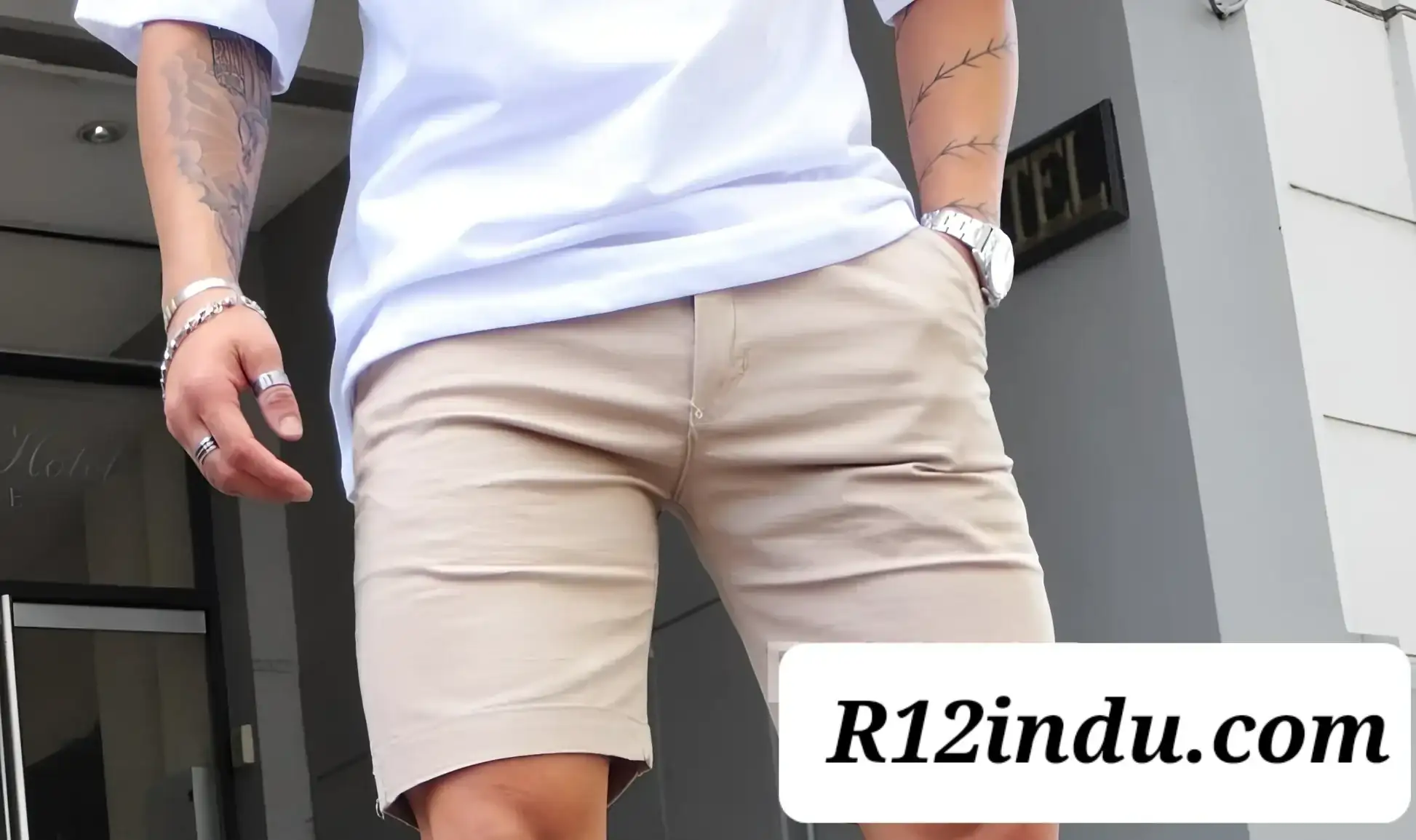 BERMUDAS CORTE CHINO PRELAVADAS 3