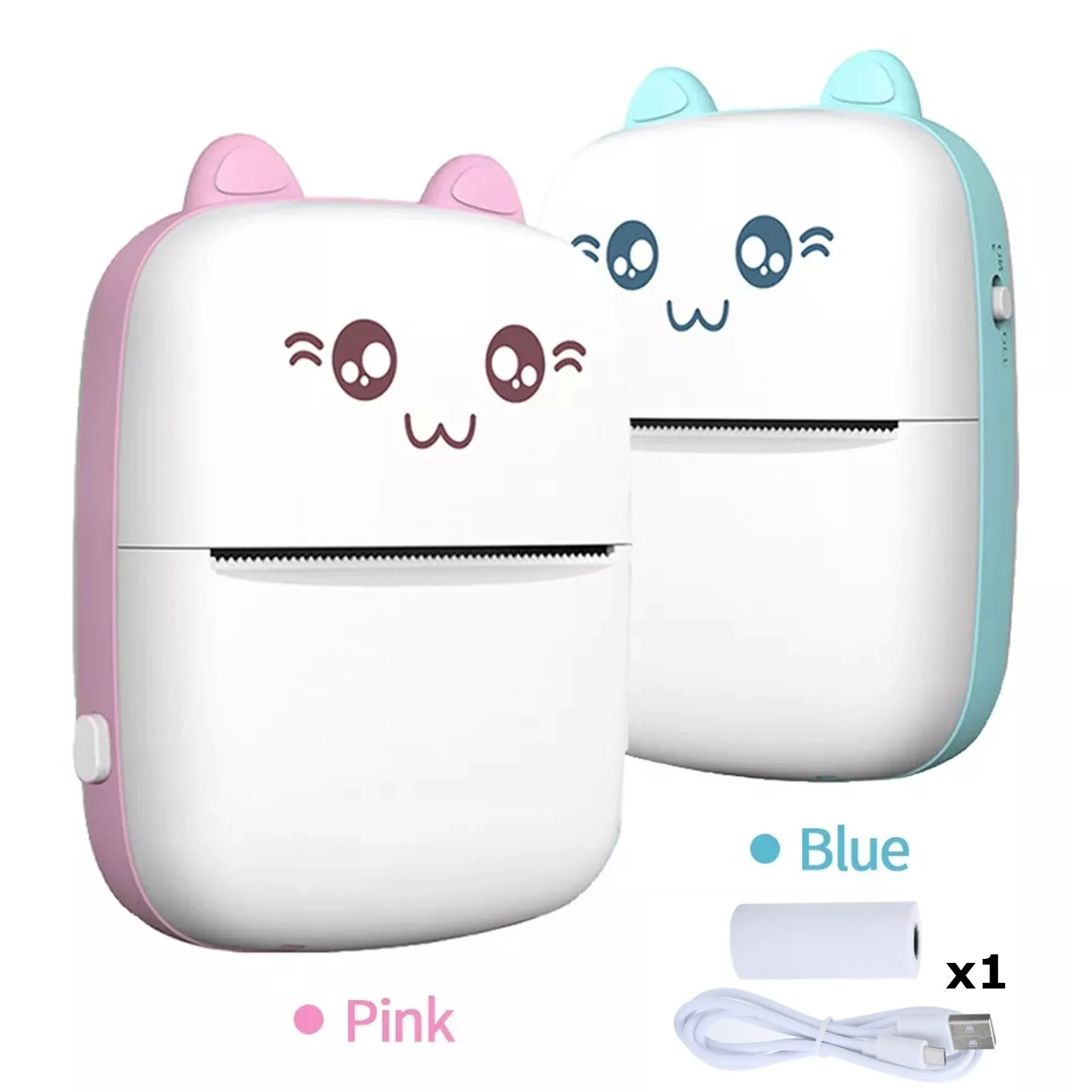 Mini Impresora Termica Portatil Bluetooth / Incluye 1 Rollo De Papel
