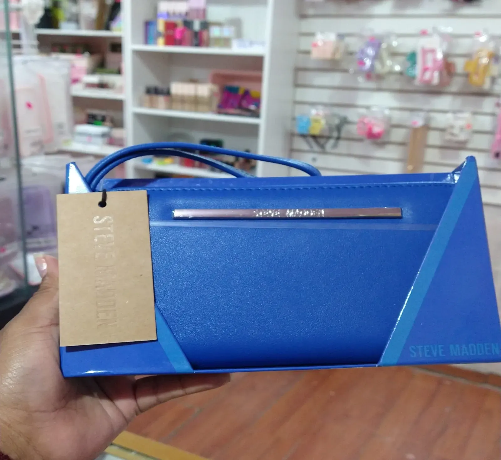 Cartera steve madden azul 2