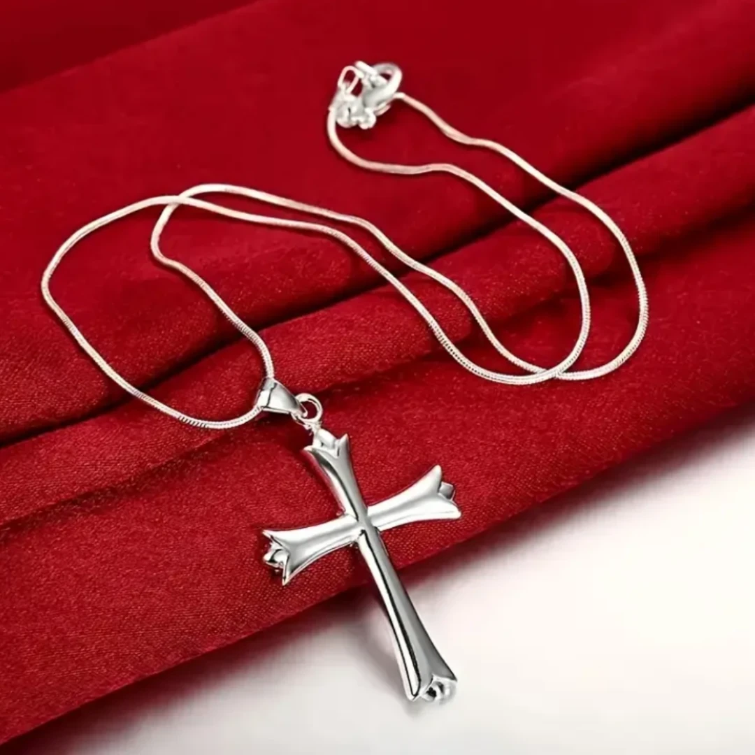CADENA DE PLATA CON CRUZ 2
