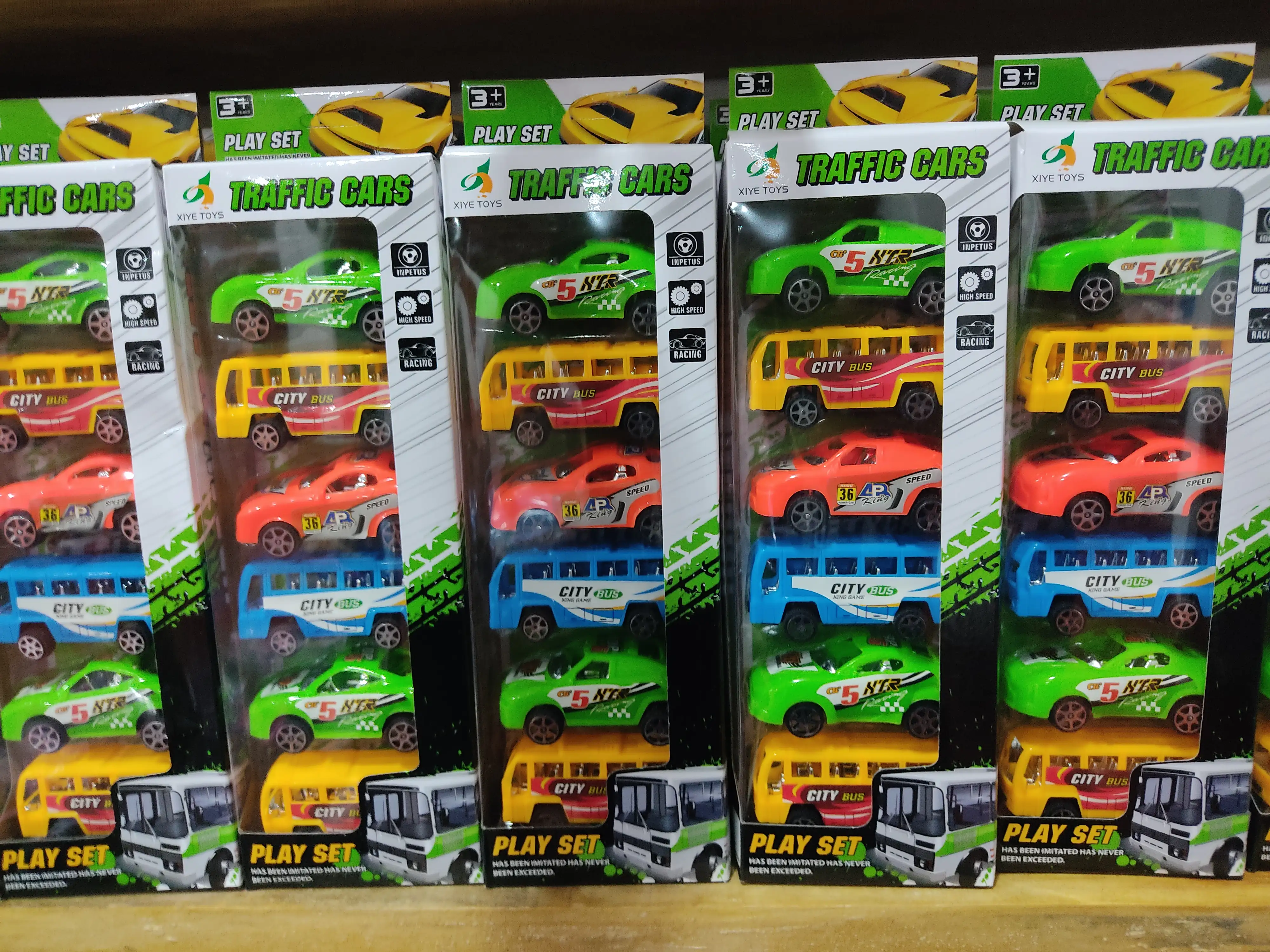 Juego de carritos de 6 piezas 