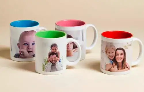 Taza Fondo y Asa de colores  2