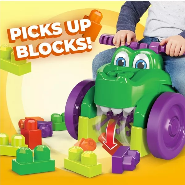 Correpasillos cocodrilo con Mega Bloks 3