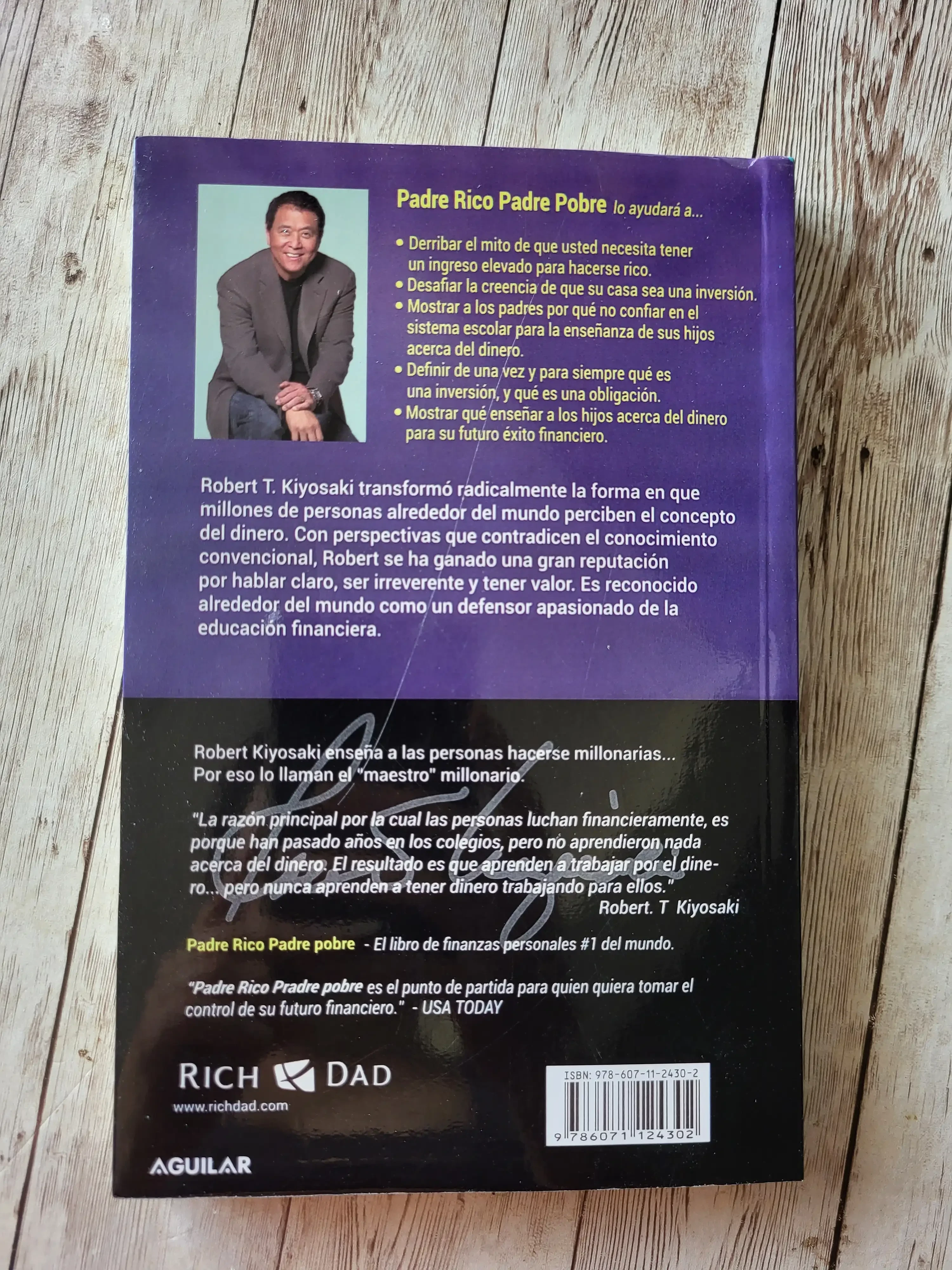 Padre rico, padre pobre /  Robert T. Kiyosaki / educacion financiera / Finanzas 2