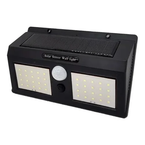LÁMPARA SOLAR CON DETECCIÓN DE MOVIMIENTO 18W