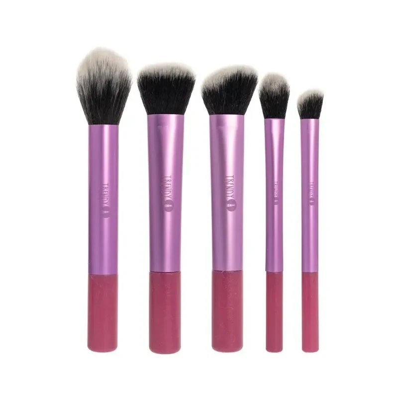 Kit Brochas Piel Morado   2