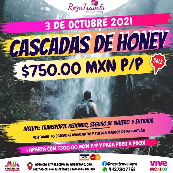 CASCADAS DE HONEY, 3 DE OCTUBRE 2021