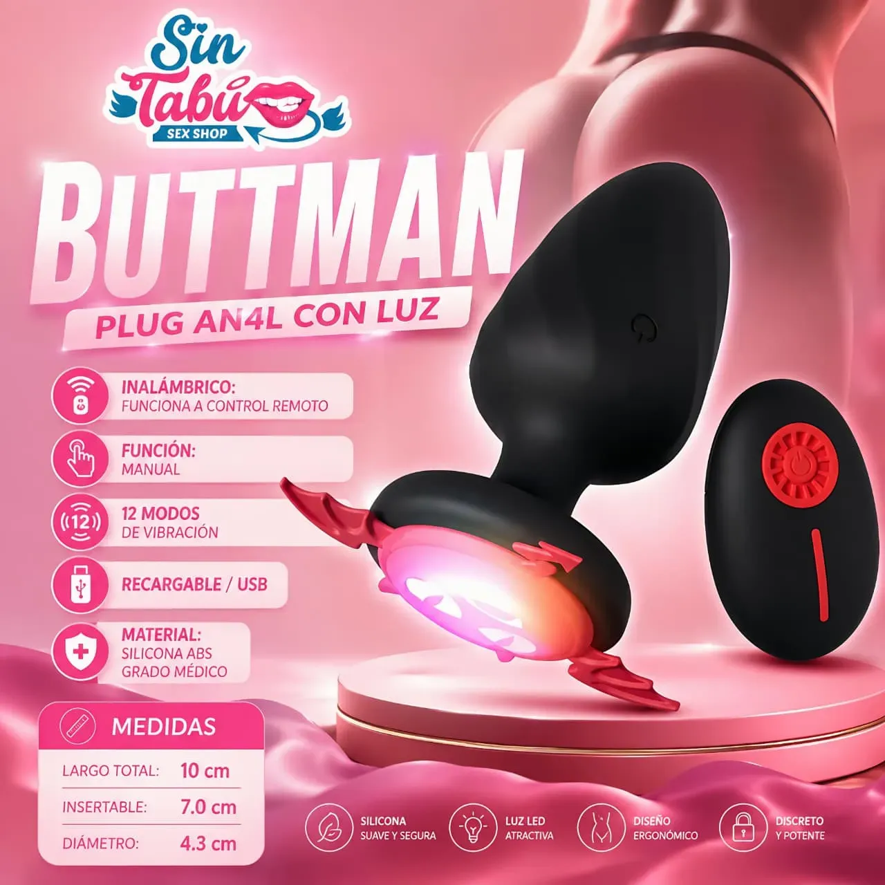 PLUG ANAL BUTTMAN 
