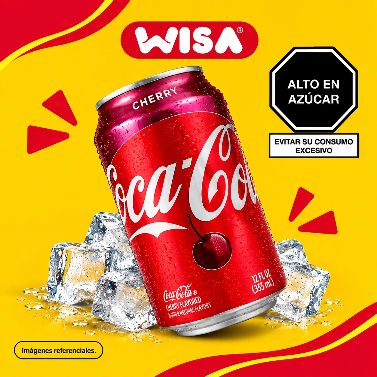 Coca Cola Cherry Lata 355 ML
