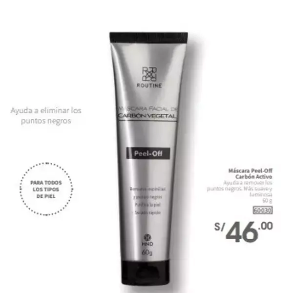 Mascara de Carbón Peels