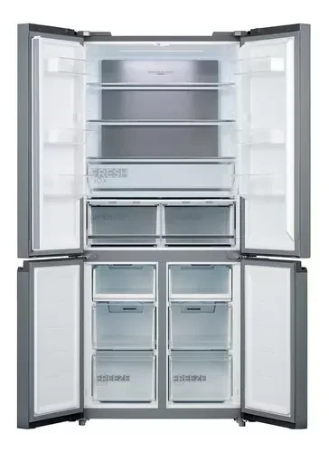 Heladera Midea RF-M17XAR1 No Frost Multi door Inox Inverter 470L 220V 2