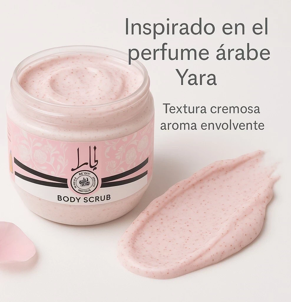 Exfoliante Corporal Yara – Textura Cremosa, Aroma Envolvente 😍💞