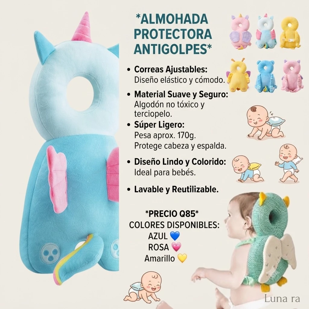 ALMOHADA PROTECTORA ANTIGOLPES 