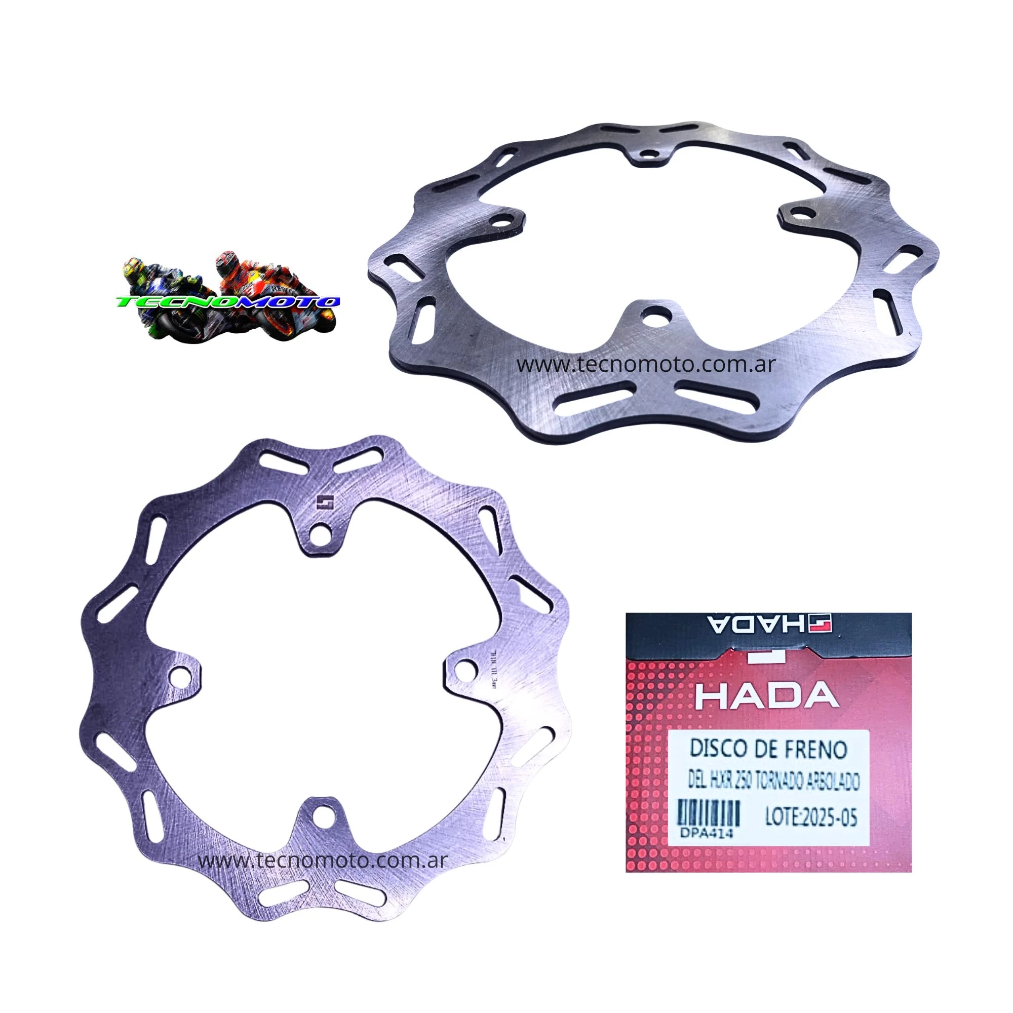 DISCO FRENO HONDA 250 TORNADO ARBOLADO -DEL.  -49625