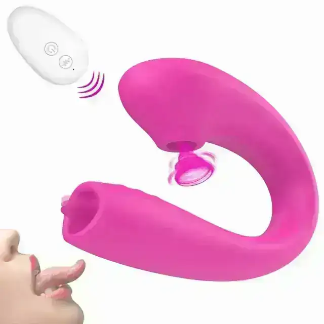 Vibrador con succionador Vi016