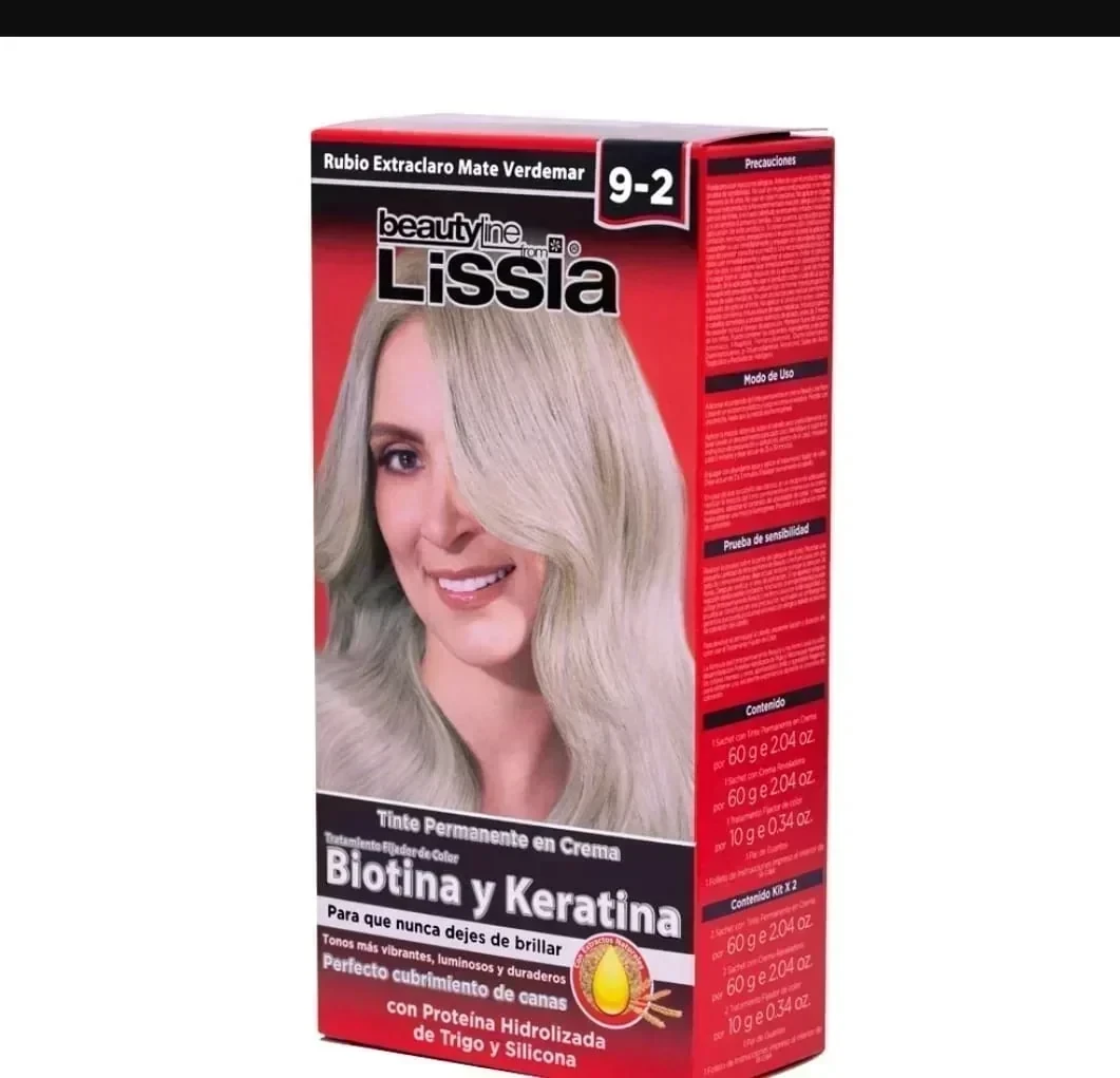 lissia tinte 9.2 rubio extraclaro mate verdemar