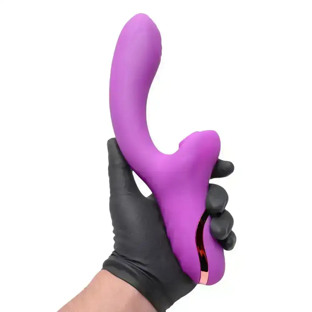 Vibrador Punto G, con succionador de clitoris 2